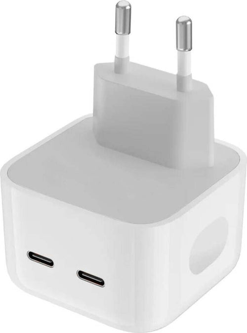 Adattatore-Smartphone-Doppia-Ricarica-Caricatore-35W-Alimentatore-Presa-USB-CtoC