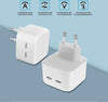 Adattatore-Smartphone-Doppia-Ricarica-Caricatore-35W-Alimentatore-Presa-USB-CtoC