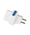 Adattatore Spina 16a 2 Prese Bipasso 10a/16a 2p+t 1 Presa Universale 10/16a Schuko 83051