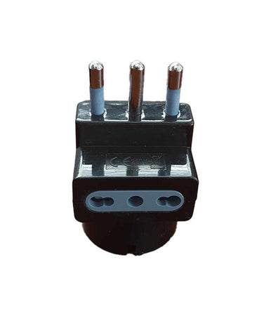 Adattatore Spina 16a 2p+t 1 Presa Ita 10a/schuko 16a 2 Prese Bipasso 10/16a 83049
