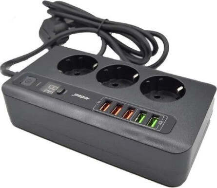 Adattatore-Spina-Con-3-Prese-+-5-Porte-Usb-Ricarica-3.4a-Display-Led-2500w-Q-a260