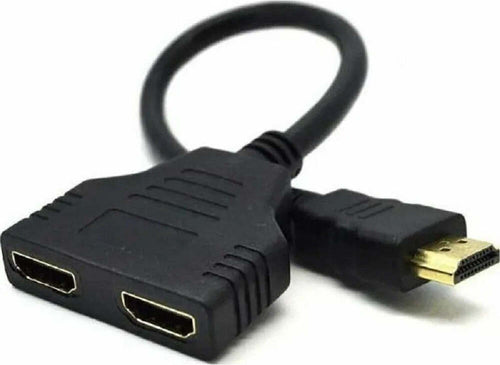 Adattatore Splitter Hdmi Maschio A 2 Hdmi Femmina 32 Cm Supporta Hd 1080p Q-c29 Elettronica/Home Cinema TV e video/Accessori/Cavi/Cavi HDMI Trade Shop italia - Napoli, Commerciovirtuoso.it