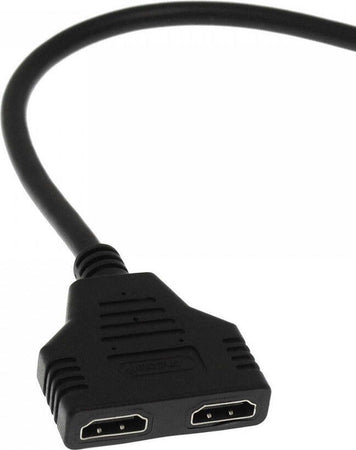 Adattatore Splitter Hdmi Maschio A 2 Hdmi Femmina 32 Cm Supporta Hd 1080p Q-c29 Elettronica/Home Cinema TV e video/Accessori/Cavi/Cavi HDMI Trade Shop italia - Napoli, Commerciovirtuoso.it