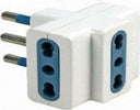 Adattatore Triplo 2P+ T 10A con spina 10A  + 3 Prese 10A TRIPLA ATTACCO PICCOLO Fai da te/Materiale elettrico/Multiprese Trade Shop italia - Napoli, Commerciovirtuoso.it