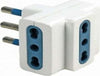 Adattatore Triplo 2p+ T 10a Con Spina 10a  + 3 Prese 10a Tripla Attacco Piccolo Fai da te/Materiale elettrico/Multiprese Trade Shop italia - Napoli, Commerciovirtuoso.it