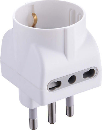 ADATTATORE-TRIPLO-PR.2-x-2P+T10/16A---SP.16A---71920-Electraline