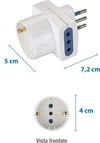 Adattatore Triplo Spina Piccola, 2 Prese 10 A , 1 Presa Standard Tedesco, 1 Pezzo, Bianco Poly Pool PP0467S Fai da te/Materiale elettrico/Multiprese Scontolo.net - Potenza, Commerciovirtuoso.it