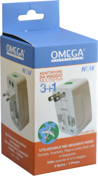 Adattatore Universale Da Au Uk Usa Eu Jap Con Indicatore Luminoso Colore Bianco. Fai da te/Materiale elettrico/Spine elettriche e prese di corrente alterna/Prese di corrente alterna Non solo alimenti - Albano Laziale, Commerciovirtuoso.it