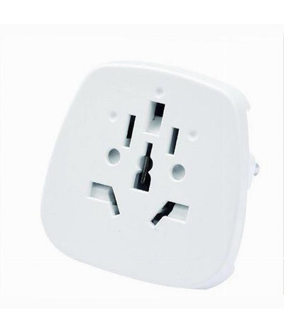 Adattatore Universale Da Viaggio Con Spina 10a 2p+t Presa Colore Bianca 83096
