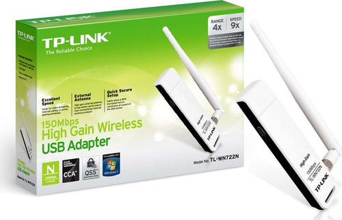 Adattatore USB Wireless N 150Mbps, Antenna Esterna 4 dBi ad alto guadagno WPS  Trade Shop italia - Napoli, Commerciovirtuoso.it