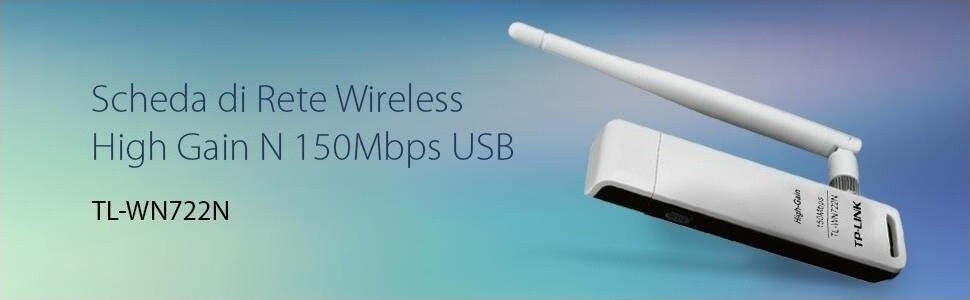 Adattatore USB Wireless N 150Mbps, Antenna Esterna 4 dBi ad alto guadagno WPS  Trade Shop italia - Napoli, Commerciovirtuoso.it