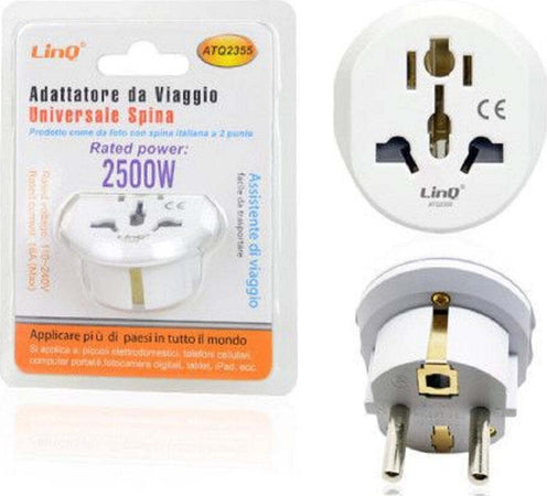 Adattatore Viaggio Spina Universale Da Presa Ue Tipo C A Regno Unito Tipo G Atq2355 Fai da te/Materiale elettrico/Prese elettriche ed accessori/Spine intelligenti e telecomandate Trade Shop italia - Napoli, Commerciovirtuoso.it