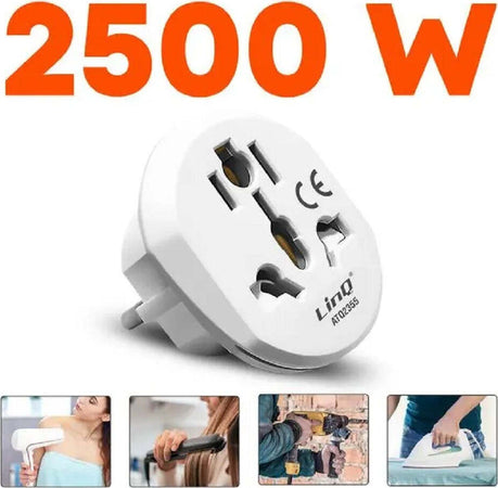 Adattatore Viaggio Spina Universale Da Presa Ue Tipo C A Regno Unito Tipo G Atq2355 Fai da te/Materiale elettrico/Prese elettriche ed accessori/Spine intelligenti e telecomandate Trade Shop italia - Napoli, Commerciovirtuoso.it