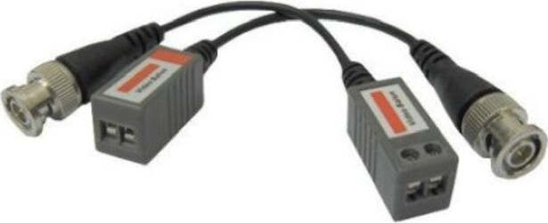 Adattatore-Video-Balun-Trasmettitori-Utp-Cat-5-Bnc-350-Metri-Telecamera-Morsetti