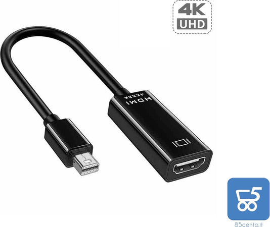 Adattatore video da Mini Display Port a HDMI Risoluzione massima 4K 2K femmina 24 cm - MINIDP
