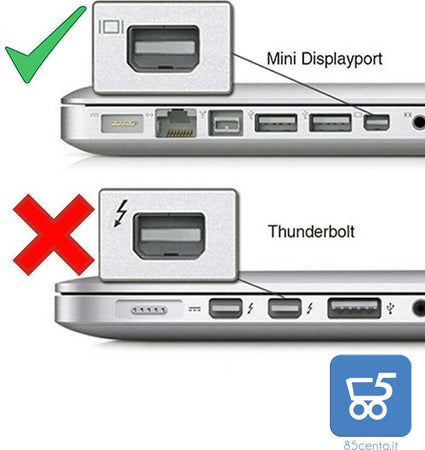 Adattatore Video da uscita Mini DisplayPort a ingresso VGA - Mini Display Port to VGA - MDP