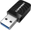 Adattatore Wireless USB 3 Wifi 2.4 GHz 5.8 GHz 1300 Mbps Dual Band Comfast
