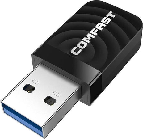 Adattatore Wireless USB 3 Wifi 2.4 GHz 5.8 GHz 1300 Mbps Dual Band Comfast