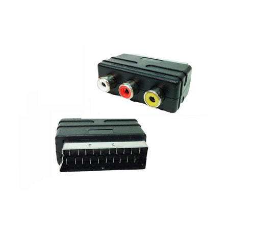 Adattatore RCA Femmina > Scart Maschio