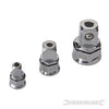 Silverline Adattatore per chiavi a cricchetto 3 pz Set di leve cricco meccanica - Eternal Brico