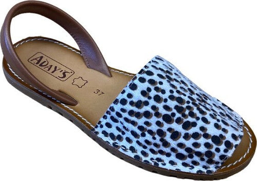Adays-Minorchina-Leopardo-S/pelle-Bianco