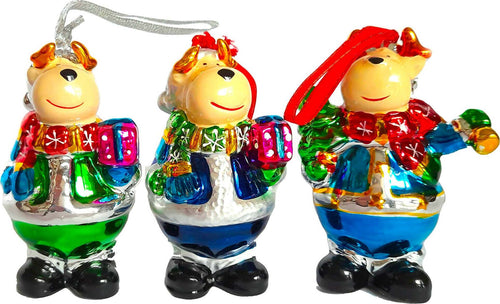 Addobbi per Albero Di Natale Stile Vintage 3 Pz. Palline Albero Personaggi in Ceramica Colorata 9 cm Casa e cucina/Decorazioni per interni/Addobbi e decorazioni per ricorrenze/Decorazioni natalizie/Addobbi e decorazioni/Palle e palline Ideart - Valdilana, Commerciovirtuoso.it
