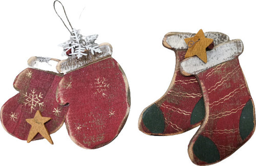 Addobbo-di-natale-in-legno-Assortito-Calze-e-Guanti-Ciao-Srl