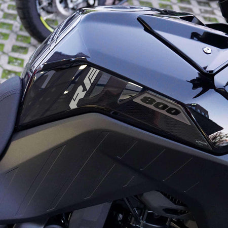 Adesivi-3D-compatibili-con-Suzuki-V-Strom-800RE-Protezioni-laterali-serbatoio