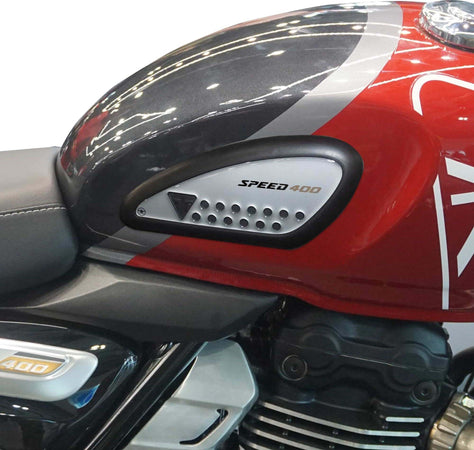 Adesivi-3D-Protezioni-Fianchi-Serbatoio-moto-compatibile-con-Triumph-Speed-400