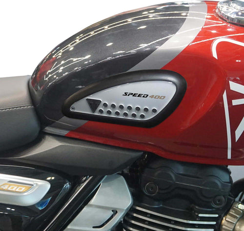 Adesivi-3D-Protezioni-Fianchi-Serbatoio-moto-compatibile-con-Triumph-Speed-400