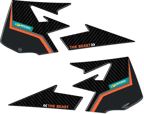 Adesivi-3D-Protezioni-laterali-moto-compatibili-con-KTM-1290-Super-Duke-R-2021