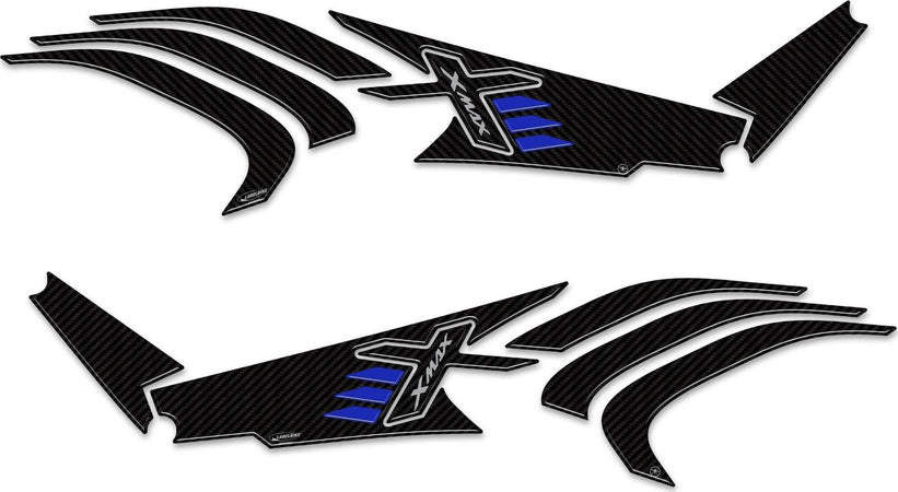 Adesivi-3D-protezioni-laterali-scooter-compatibili-con-Yamaha-Xmax-125-300-2023