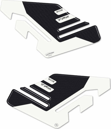 Adesivi-3D-Protezioni-Laterali-Serbatoio-compatibili-con-Benelli-TRK-502-bianco