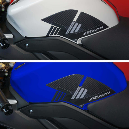 Adesivi-3D-protezioni-laterali-serbatoio-compatibili-con-Yamaha-R125-2019-2022