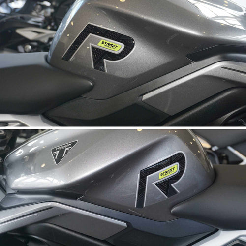 Adesivi-3D-protezioni-serbatoio-compatibili-con-Triumph-Street-Triple-765-R-2023