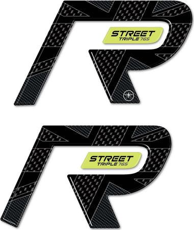 Adesivi-3D-protezioni-serbatoio-compatibili-con-Triumph-Street-Triple-765-R-2023
