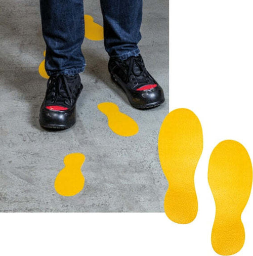 Adesivi da terra - Impronte di piedi - 9x24 cm - Durable - conf. 5 paia Fai da te/Sicurezza e protezione/Attrezzature per sicurezza sul lavoro/Segnaletica antinfortunistica Eurocartuccia - Pavullo, Commerciovirtuoso.it