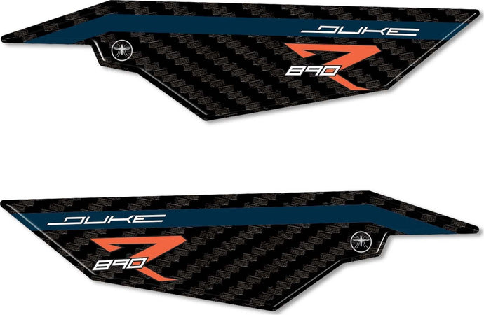 Adesivi-in-resina-3D-per-battitacco-moto-compatibili-con-KTM-890-Duke-R-2022-23