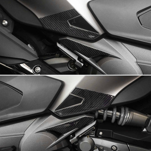 Adesivi-Protezioni-poggiapiedi-posteriori-compatibili-con-Kymco-Ak550-Premium