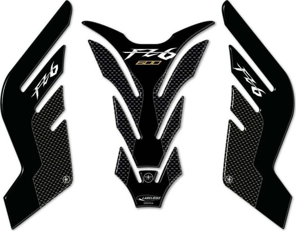 Adesivi-serbatoio-in-resina-stickers-3D-per-moto-compatibili-Yamaha-FZ6-carbon