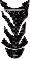 ADESIVI/STICKERS-PARASERBATOIO-3D-CARBONIO-compatibile-per-MOTO-TRIUMPH-TIGER