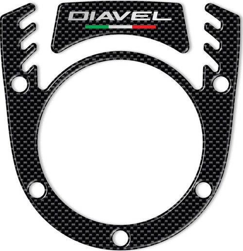 ADESIVO-3D-BLOCCHETTO-COPRI-CHIAVE-compatibile-per-MOTO-DUCATI-DIAVEL-carbonio