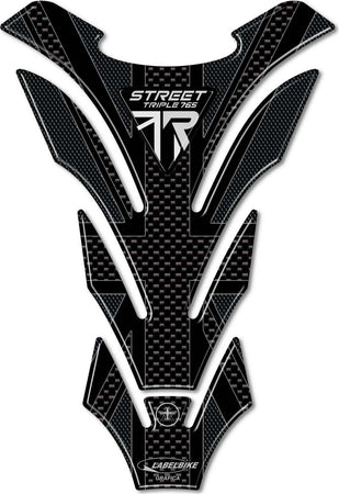 Adesivo-3D-Paraserbatoio-moto-compatibile-con-Triumph-Street-Triple-765-R-2023