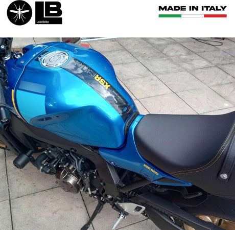 Adesivo-3D-Paraserbatoio-moto-compatibile-con-Yamaha-XSR900-2022---giallo