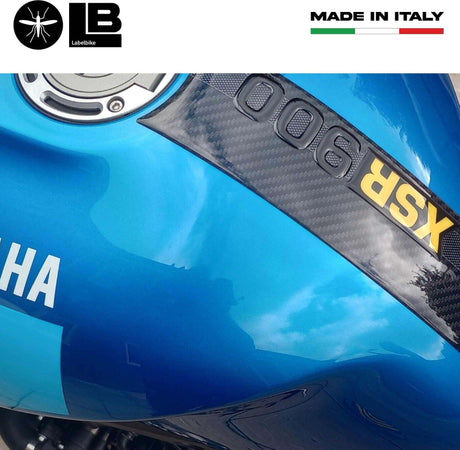 Adesivo-3D-Paraserbatoio-moto-compatibile-con-Yamaha-XSR900-2022---giallo