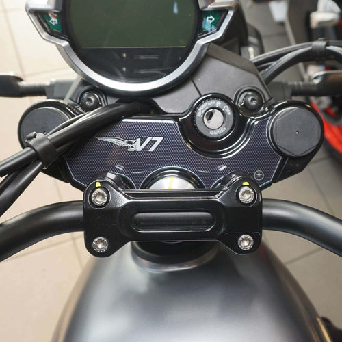 Adesivo-3D-Piastra-Forcella-Sterzo-compatibile-con-Moto-Guzzi-V7-Stone-e-Special