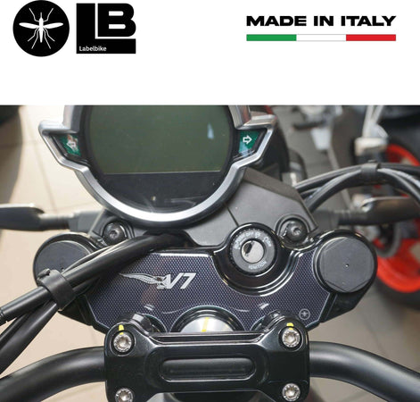 Adesivo-3D-Piastra-Forcella-Sterzo-compatibile-con-Moto-Guzzi-V7-Stone-e-Special