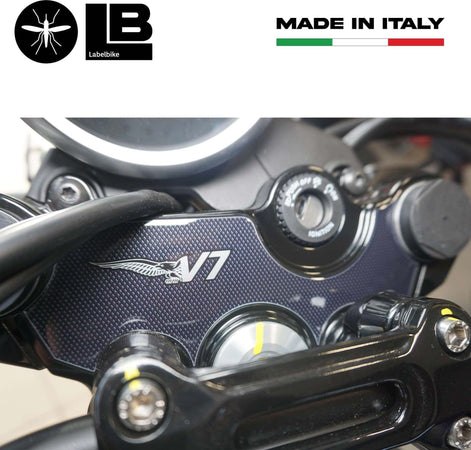 Adesivo-3D-Piastra-Forcella-Sterzo-compatibile-con-Moto-Guzzi-V7-Stone-e-Special