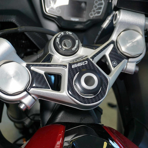 Adesivo-3D-Piastra-Forcella-Sterzo-moto-compatibile-con-Triumph-Daytona-660-2024