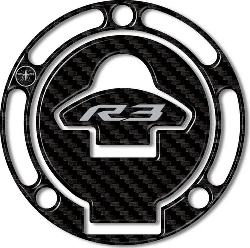Adesivo-3D-Protezione-Tappo-Serbatoio-Moto-compatibile-Yamaha-YZF-R3-2019-2021